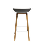 가구산책 플라스틱 원목 바체어 H7572