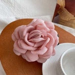 플라워꽃집게핀 플라멩고플라워헤어집게핀