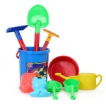 어린이 해변 장난감 모래 놀이 삽 양동이 세트 정원 실내 갯벌체험 야외 아동 계곡 바닷가 1개