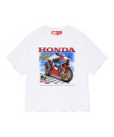 혼다모터사이클 혼다 Racing Fire Blade T-shirt HEM1SS305AWH