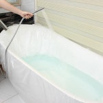 일회용 욕조 비닐 커버 위생적인 욕조커버 1P 여행용 1p