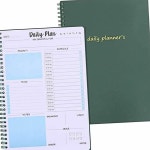 데일리 플래너 레트로 그린 B5 계획표 스케줄러