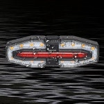 충전식 자전거 후미등 방향 지시등 야간 라이딩용 무선 리모컨 경고등