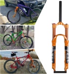 바이크 포크- ZTZ 26 27 5 29 inch MTB Air Suspension Fork Travel 1 1 8 Straight Tube QR 4