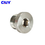 1 8 1 4 3 8 1 2 BSP 304 스테인레스 스틸 육각 소켓 엔드 캡 불소 고무 링 플랜지 육각형 플러그 물 오일 파이프 피팅