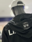 라이프워크 콤팩트 와플 후드 집업 LW242ST461