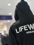 라이프워크 콤팩트 와플 후드 집업 LW242ST461