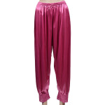 아로미 밑단 레이스 시보리 새틴 여성 9부 파자마