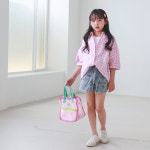 여아용 샬럿 데님 큐롯 팬츠 연청 21호 J6683