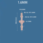 1PC 플라스틱 파이프 피팅 1 - 파고다 바브 커플 링 동등한 스트레이트 피쉬 탱크 PP 삽입 호스 커넥터 홈 가든