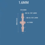 1PC 플라스틱 파이프 피팅 1 - 파고다 바브 커플 링 동등한 스트레이트 피쉬 탱크 PP 삽입 호스