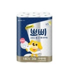 유한킴벌리 뽀삐 오래쓰는 롱 도톰 프리미엄 3겹 30m 24롤