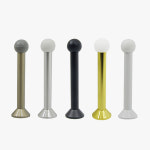 일자 도어 스토퍼 알루미늄 재질 도어보호 문콕 충격방지 바닥고정 색상선택 4349