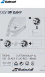 바볼랏 바볼랏 바볼랏 테니스 댐프너 커스텀 댐프 X2 BK YL 라켓 진동 흡수 악세사리 700040 142