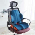 메이플 등방석 허리쿠션 요추 허리 받침대 사무실 의자등받이 등쿠션