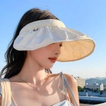 머리띠겸용 여름휴가 썬캡 바캉스