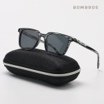 봄브로스 남성 선글라스 레트로 뿔테