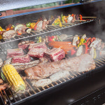 꾸버스 꾸버스 바베큐그릴 캠핑 펠릿 야외 펠릿 전기 그릴 제우스700