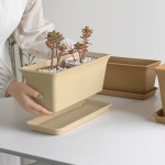 고급스러운 인테리어 텃밭 화분 빈티지화분