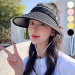 큐빅 브로치 패턴 세련된 디자인 햇빛 썬캡