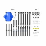 EFT 농업용 스프레이 드론 프레임 6 축 10L 10kg 물 탱크 휠베이스 E610P