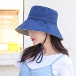 여자 바캉스 룩 휴가 준비 양면 벙거지 버킷 햇 코디