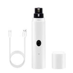 애견발톱 안전발톱깎이 충전식 USB 전기 강아지 LED 애완 동물 조용한 고양이