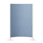 진영가구 NMC 30T 템바보드 흡음파티션 라운드형 높이1289 1683 X 폭1000 책상용 칸막이 가림막 NMC-1013 H1289