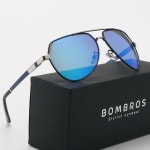 가벼운 알로이 남자 편광 보잉선글라스 스카이블루