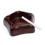 플라스틱 우드무늬 재떨이 사각 가벼운 담배 가정 흡연실 업소 사무실 나무무늬