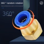 공압 암나사 커넥터 BSP NPT 튜브 피팅 1 8 1 4 3 8 1 2 PCF 에어 조인트 스트레이트 퀵 황동 호스