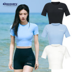 디스커버리익스페디션 골지 크롭 워터탑 DWSW94043