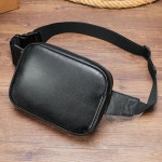 남자 힙색 가죽 캐주얼 핸드폰 가방 소 아웃도어 숄더 크로스백 허리 원픽5