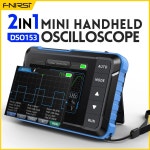 FNIRSI 디지털 휴대용 오실로스코프 신호 발생기 2in1 1MHz 대역폭 5MSa s 샘플링 속도 전자 DSO153