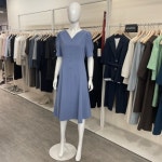 케이엘 KL 브이넥 퍼프 롱머메이드 원피스 K22ng91OO 55