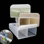 모서리 부착 수납 케이스 직사각 형 정리 소품 데스크 직사각 형펜홀더 정리 수납정리함