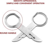 4PCS 자동차 라디오 제거 도구 스테레오 키 유용한 라디오 스테레오 릴리스 제거 도구 자동차 액세서리 제거