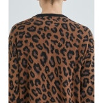 WACKO MARIA 와코마리아 LEOPARD JACQUARD CARDIGAN 23SS-WMK-KN16