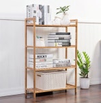 오송 원목 높이조절선반 다용도선반 3단 소형 가로35cm