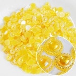 50 단면비즈 해바라기 -노랑 2000개