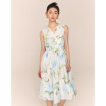 에스블랑 가 원 Lina Flower Print Sleeveless Dress 348000