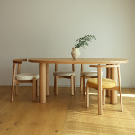 우디크 지오 테이블 오크 1800