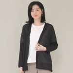 애비뉴투지 엄마옷 차단용 고실거리는 얇은 봄 여름 간절기 여성 긴팔 가디건 99 88 99 J04433 88
