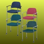 사무용의자 회의용 고정의자 스마트 팔무 올쿠션