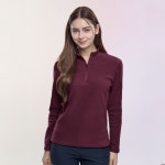 엑스트라스포티 마시멜로 여성 부드러운 양면 기모 집업 등산 작업 긴팔 티셔츠 AY12LT049W