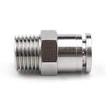 공기압 고속 커넥터 전체 구리 니켈 도금 플매트 카펫 러그 아웃 나사 1 8 1 4 3 8 1 2 M5 호스 4 6 8 10 PC8-02