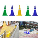 신도산업 펀코 차선규제봉 주차콘 꼬칼콘 도로공사 주차금지 안전 황색 황색 1개
