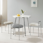 프리메이드 디노 인테리어 스툴 의자 카페 식탁 화장대 패브릭 벤치 소파 의자