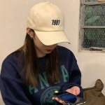 남녀공용 1987 자수 볼캡 심플 베이직 데일리 캡모자