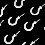 벽걸이 스크류 나사 후크 5개입 나사못세트